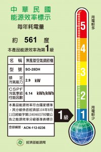 冷暖SO-28DH+SI-28DH